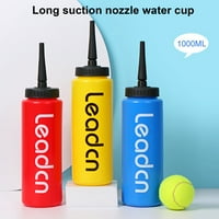 Hesoicy 1L Sportska boca sa dugačkom slamom - Dizajn slova, veliki kapacitet, nepropusnost, bejzbol