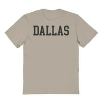 Dallas Texas grafički grački za muške pamučne majice