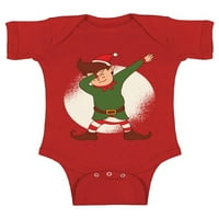 Nespretni stilovi ružna božićna beba odijela Bodičari Dabbing Xmas Elf Romper