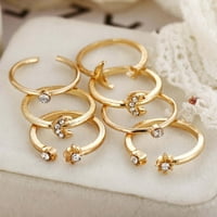 Prsten za žene modni zajednički retro ženski set kreativni set vjenčani ženski prsten