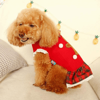 Slatka čipka za kućnu ljubimcu štenad odjeća pas mačka jesen zima novogodišnji božićni pas suknje od