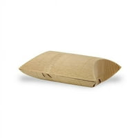 Packnwood 210ETCROQ 5- in. KRAFT jastuk valovito vruće sendviče kutije