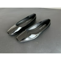 Daeful Dame Ballet Flat Square Haljine cipele za cipele na stanu na stanu Ležerne prilike Ležerne prilike,