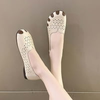 Giligiliso sandale za čišćenje žena Ženska modna mekane jedine udobne cipele izdužene pune boje casual