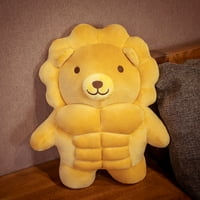 Punjena igračka Divno izvrstan dekorativni slatki mišićavi medvjed jastuk rođendanski pokloni