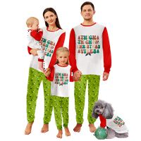 Usklađivanje božićne pidžame setovi Božićni Buffalo Plaid Stripe Print Baby-Kids-Adult-PET veličina