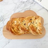 BCloud reznu ploču Drveni glatki rub bukovsko kućište u obliku kruha u obliku voća za kuhinju za kuhinju