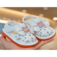 Welliumity novorođenčad sandale prve šetače cipele od kreveta mekane jedinice ravne sandale hoda princeze