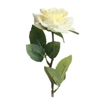 Umjetno cvijeće Ruža umjetna cvijeća na domaćem ukrasu za vjenčani mladenac buket cvijet ruža žuta