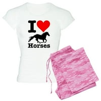 Cafepress - I Heart Horses - Ženska lagana pidžama