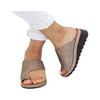 Ženska modna listića na ljetnim mules Flip flops plaža Sandale cipele veličine 4,5-11,5