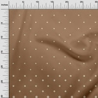 Oneoone Rayon smeđa tkanina polka tačka šivaće materijal za ispis tkanine sa dvorištem široko
