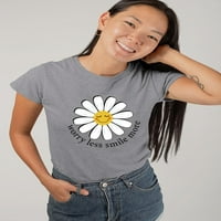 Briga manje osmijeh više majica žene -image by shutterstock, ženska 4x-velika