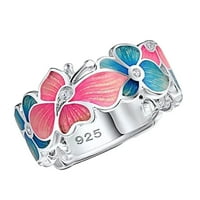 Bacc pribor prstenaste haljina vjenčana zabava za žene cvjetne poklone modne prstenove prstenove prstenove
