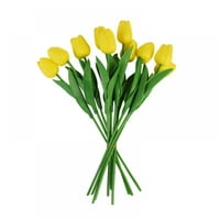 Umjetni tulipani Cvijeće Mini pravi dodir osjećaj lažnog cvijeta Fau Tulip za ukras za vjenčanje doma