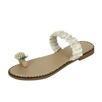 Žene Ljetne sandale Dame Ananas Sandale Clip Toe Flip Flops Boho Casual papuče cipele na plaži