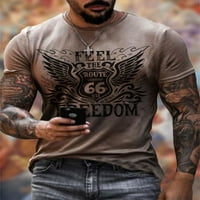 Kratki rukav, super mekana muška majica za trening i fitnes, mušku majicu brzog sušenja sa grafičkim