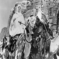 Lawrence Arabije Peter O'toole Omar Sharif Ride Camels Photo