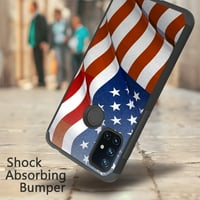 Metkaza Hybrid Slim Telefon kompatibilan s oneplus Nord N - Novom mahanjem američkom zastavom