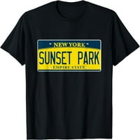 Sunset Park Brooklyn Ny New York Susjedska ploča Majica za žene Crna X-velika