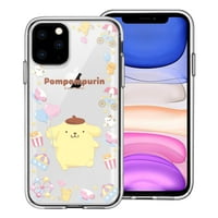 iPhone Mini Case Sanrio Cute Bistro meka Jelly Cover - krug pompompurin