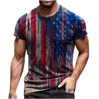 CLLIOS grafički majice Muškarci Ležerne prilike 3D print košulje Slim Fit Short rukav Top Streetwear