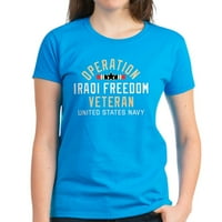 Cafepress - Američka mornarica Irački oslobođen - Ženska tamna majica