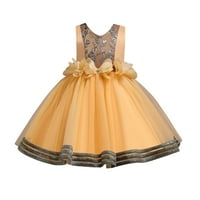 Sdjma Toddler Kid Girl Cracy Buyeveless Princess Gown Party Haret haljina Cosplay odjeća