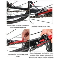 Aoanydony Metal Professional i lagan za lančani lanac za cestovne i brdske bicikle lanac lanac indikator