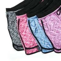 Žene sportske kratke hlače za vježbanje casual elastične strugove ljetne plažne kratke hlače za žene