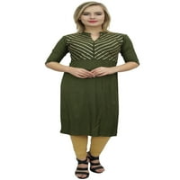 Atasi Zelena ravno Salwar Kameez Dizajner Indijski bollywoodski set etničkog odijela - 22