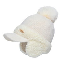 Ženske zimske kape topla modna kapa plete pamučna šešir zečji uši tople vrećice zimske meke kape zamotavaju