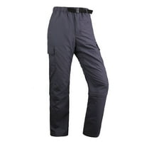 Tkoqot planinarske teretne hlače za muškarce na otvorenom sa džepovima Slim Casual Muške hlače tamno
