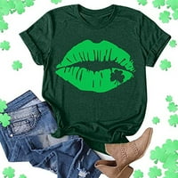 Zodggu prodaja St.Patrick's Day grafički dijelovi za žene Tunnic T majice za žene Pokloni za žene Loase