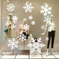Božićni ukrasi Bijele snežne pahulje kreativno stakleno prozor snježne pahulje dekor dekorativni rekviziti