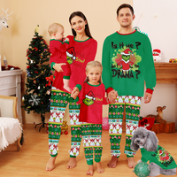 Božićne pidžame za porodicu, podudaranje porodičnih pidžama, božićne bebe pidžame