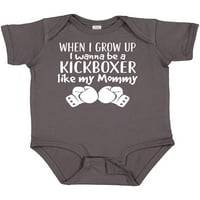 Inktastični kickboxing Budući kickBoxer kao mamy poklon dječji dječak ili dječji dječji bodysuit