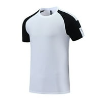 Košulje za muškarce Slim Fit Camo majice vrhovi kratkih rukava Crewneck Ljetna majica Soft Fitness Work