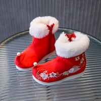 Dječje cipele cipele tople zimske čizme za snijeg izvezene tiskane cipele Etni stil pamučne čizme veličine