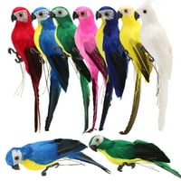 Fuwaxung ručno izrađeni pero umjetni parrot imitacija ptica Model figurine pjene ptice Parrot Početna