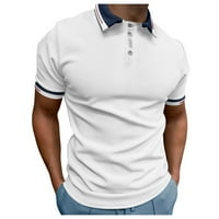 DTIDTPE polo majice za muškarce, casual Soild Dugme košulja Okrenite ovratnik za bluze Ležerne košulje