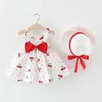 Outfit za bebe Podesite djevojke princeze bez rukava haljina za maglu za male i dijete