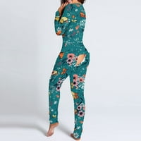 Soft pidžame za ženske kombinezon za zglob vruće prodaje ženske rupe pidžama ispis seksi guza zaklopka