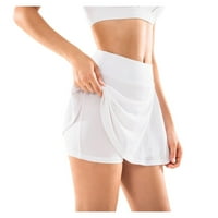Tenis suknje Skort za žene Yoga mini suknja Lagana vanjska sporta High Squik Tummy Control Skirts
