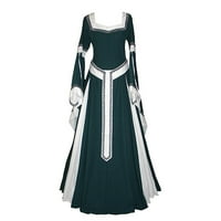 Auroural Halloween Haljine za čišćenje ženske srednjovjekovne kostime retro renesansne ženske haljine