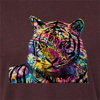 Divlji bobby colorful duginsko sibirski tigar životinje za životinje muškarci premium tri mješavina tee, kardinal, srednje