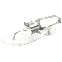 Ollio ženske cipele vrpca traka za gležanj gledanje flop Jelly sandale ML019