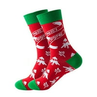 Djevojke Božić za ispis pokloni Pamuk Dugo smiješno za novost Funky Slatke Božićne čarape