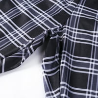 Herijtnost muške flanelne pidžame - kaidne padžame hlače za muškarce