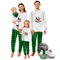 Podudaranje PJS Božićne pidžame za djecu Organska pamučna odjeća za spavanje porodice podudaranje pidžama